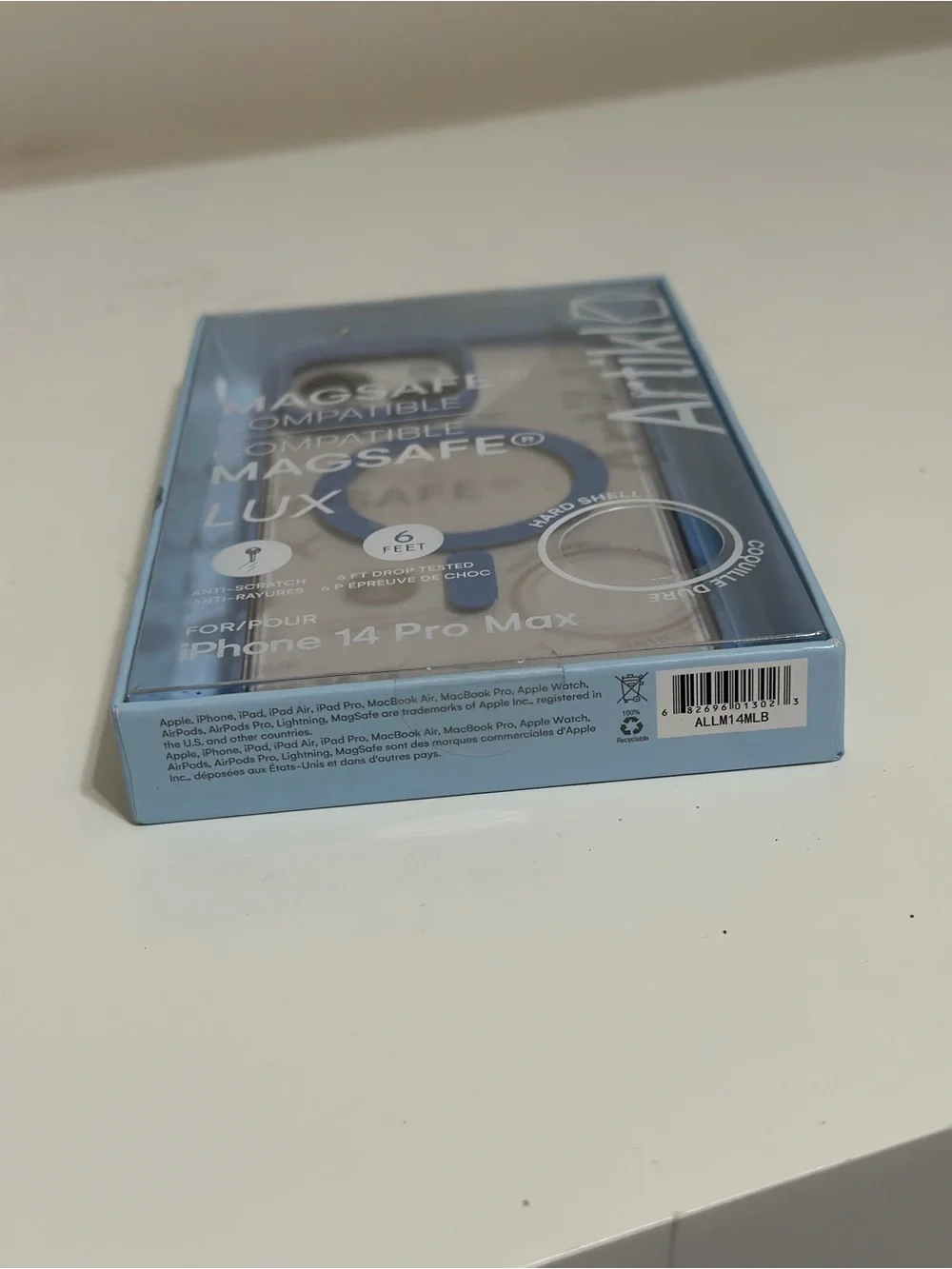 Artikl LUX MagSafe Compatible Case for Apple iPhone 14 Pro Max Clear Blue Hard